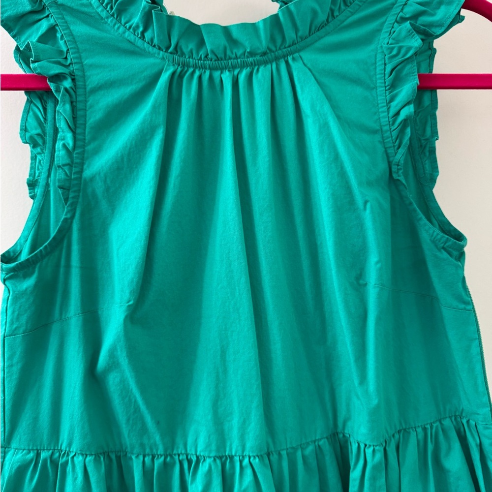 JCrew Sleevless Green Dress 00 - Picture 5 of 8